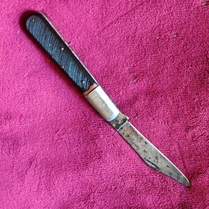 Vintage BARLOW SABRE Single Blade Pocket Knife #629